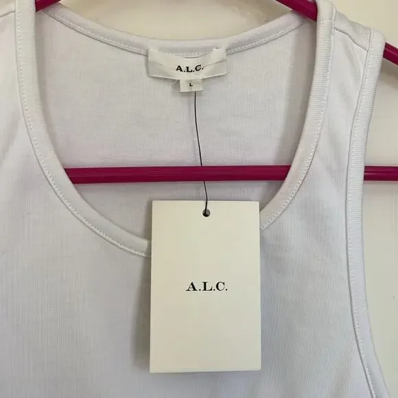 New NWT A.L.C. Watson Bustier White Tank - Picture 9 of 10